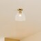 Designers Fountain Indigo 10 in. 1-Light Brushed Gold Modern Semi Flush Mount with Clear Glass Shade for Bedrooms D312M-SF-BG - alternate 6